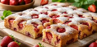 Сладкиш с ягоди, който се топи в устата – пухкав, сочен и неустоимо вкусен! 🍓🍰